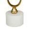 Gold Aluminum Modern Candle Holder Set, 15'' & 19''